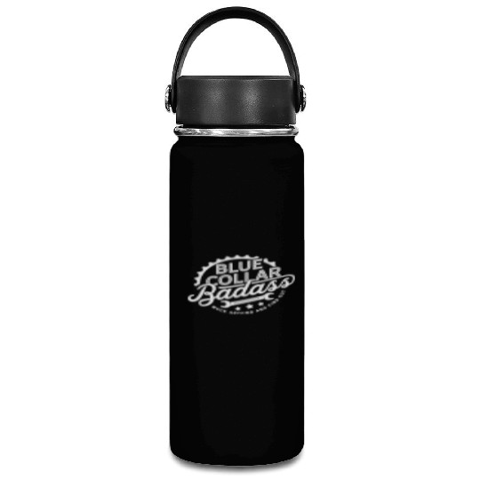 Blue Collar BadAss Working Class Hero Design Vacuum Flask