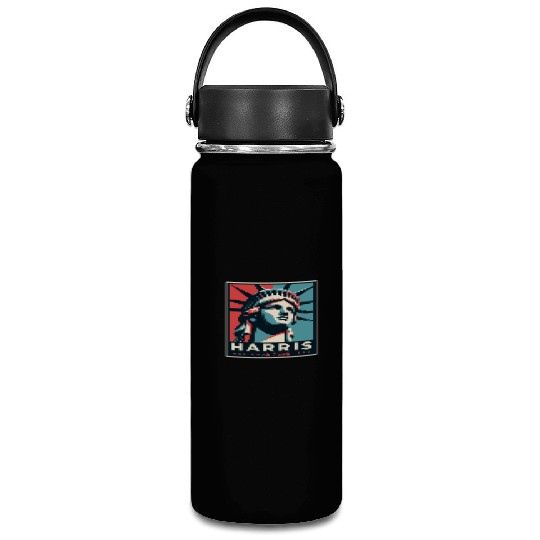 Harris 2024 statue of liberty Kamala Harris Vacuum Flask