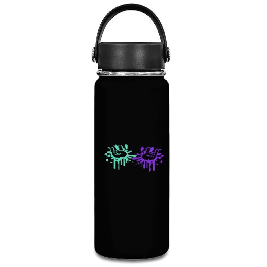 Two heavy metal graffiti horn fingers hand gesture Vacuum Flask