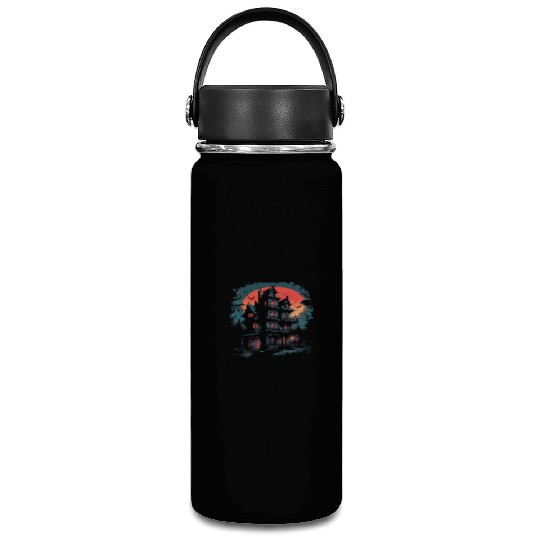 Haunted House Vacuum Flask
