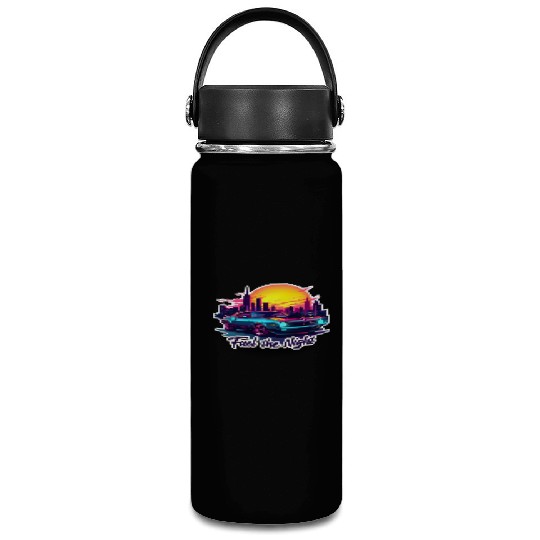 Cyberpunk Muscle Car Vacuum Flask