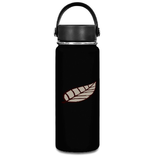 Small Pretty Leaf Brown Autumn Eco Tree Cool Leaf Vacuum Flask