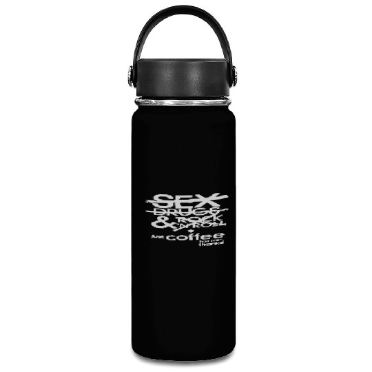 sx Drugs Rock & Roll Coffee LIKE US ON FB # Vacuum Flask