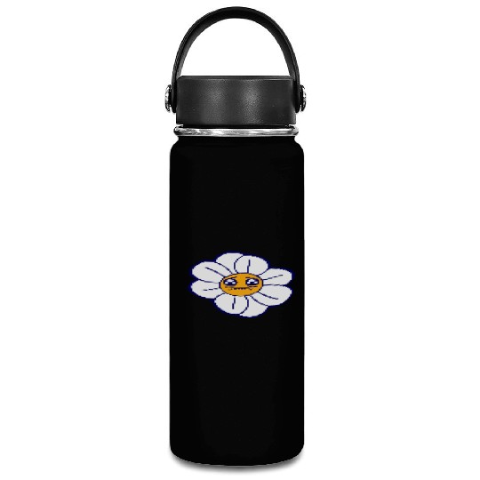 Sweet Flower Sad Face Weeping Spring Summer Crying Vacuum Flask