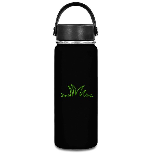 Meadow Many Grasses Blades Of Grass Green Nature Vacuum Flask