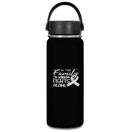 No one fights alone Lung Cancer Awareness Month Vacuum Flask