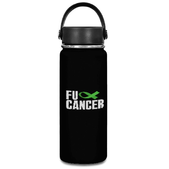 Non-Hodgkin Lymphoma Awareness Fuck Cancer Vacuum Flask