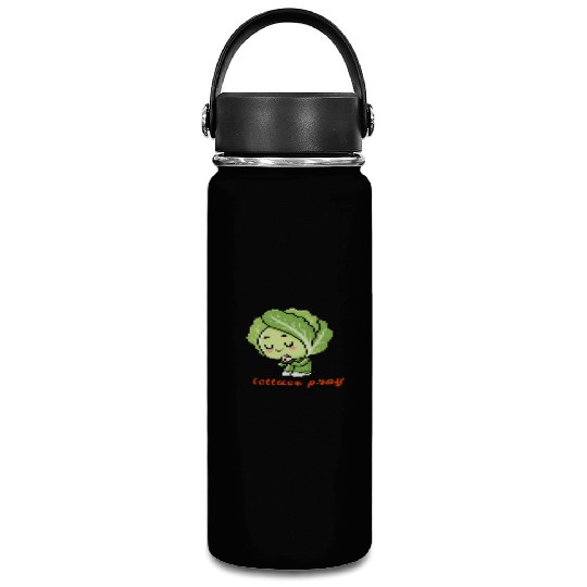 Lettuce pray not Let us pray Vacuum Flask