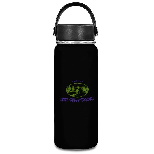 Hiking in nature to clear mind and body Vacuum Flask