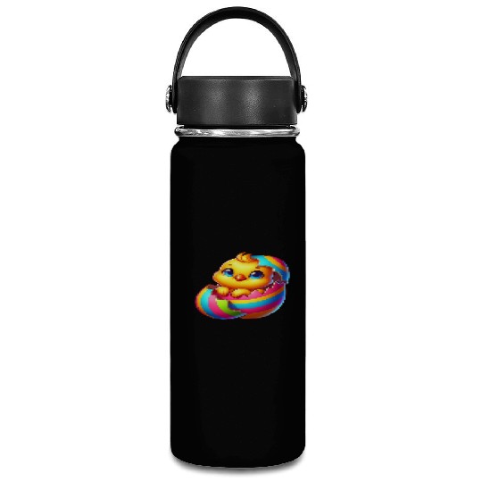 Cute Chick Cartoon Colorful Easter Egg Hatching Vacuum Flask