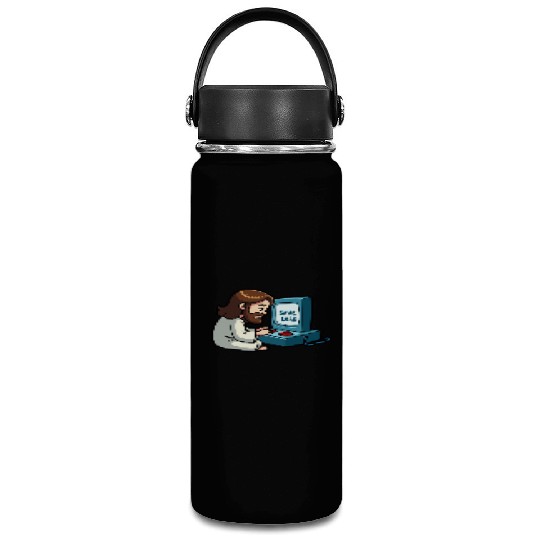 Jesus Saves and Loads Vacuum Flask