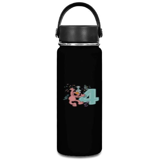Sesame Street Birthday Design With Elmo 4 Years Vacuum Flask