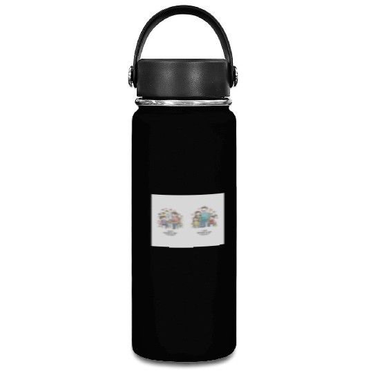 Mother's Day Family Illustration - Versatile Graph Vacuum Flask