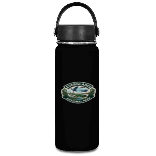Everglades National Park Florida USA Logo Vacuum Flask