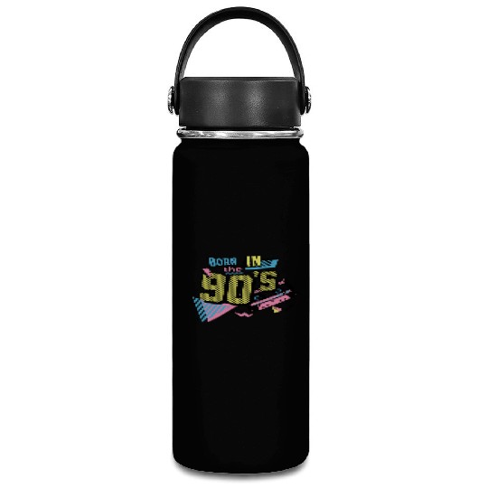 Born In The 90s Retro Nostalgia 90s Design Vacuum Flask