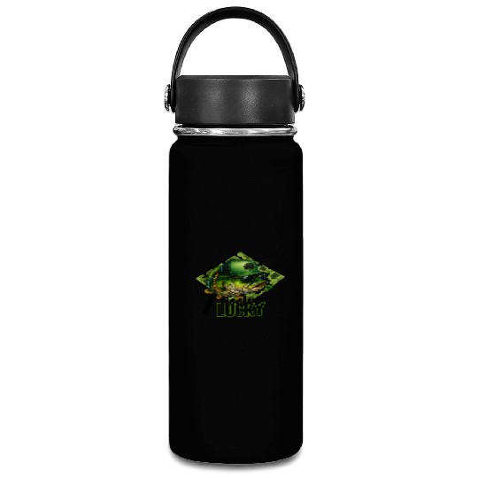 Reelin' Lucky Bass Fish Vacuum Flask