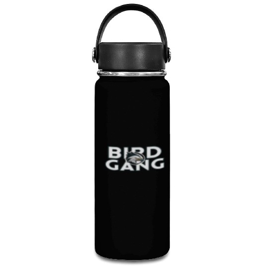 Eagle Head Bird Gang Logo Design Vacuum Flask