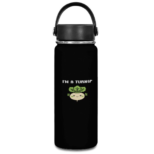 Turnip Character Illustration Vacuum Flask
