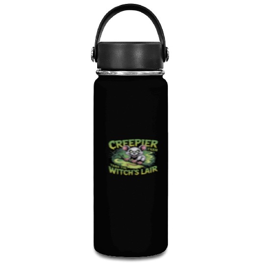 Creeper Mouse in Witch's Lair Design Vacuum Flask
