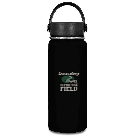 Sunday Football Field Design Vacuum Flask