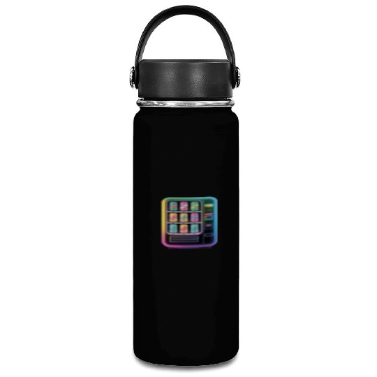 Y2K Cyber Vending Machine with Iridescent Drinks Vacuum Flask