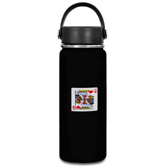 King Of Hearts Couple Vacuum Flask