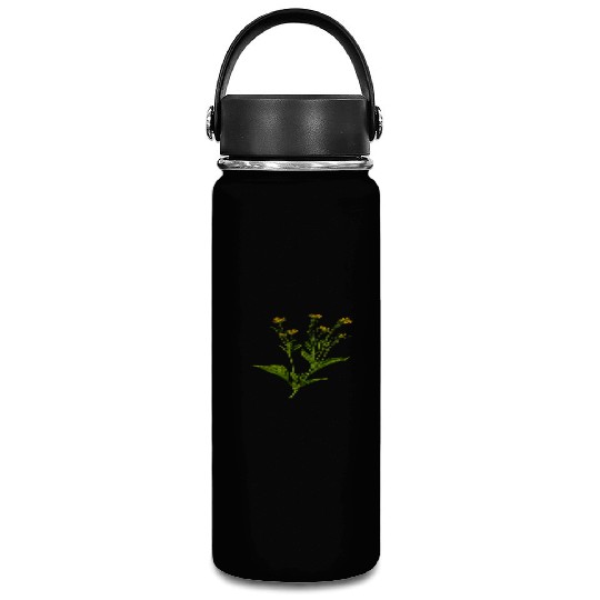 Mustard greens (detailed) Vacuum Flask