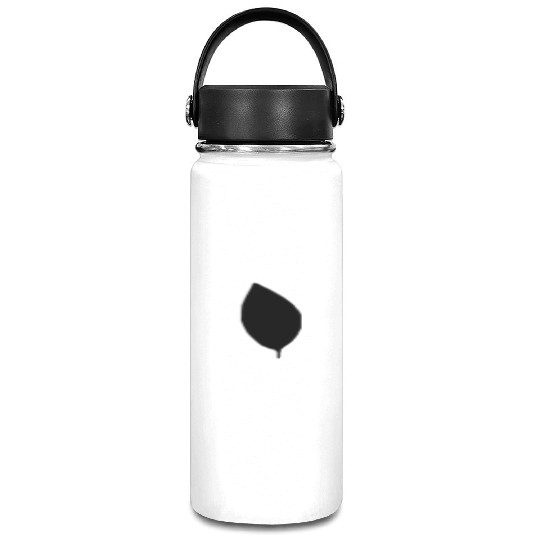 apple tree leaf silhouette Vacuum Flask