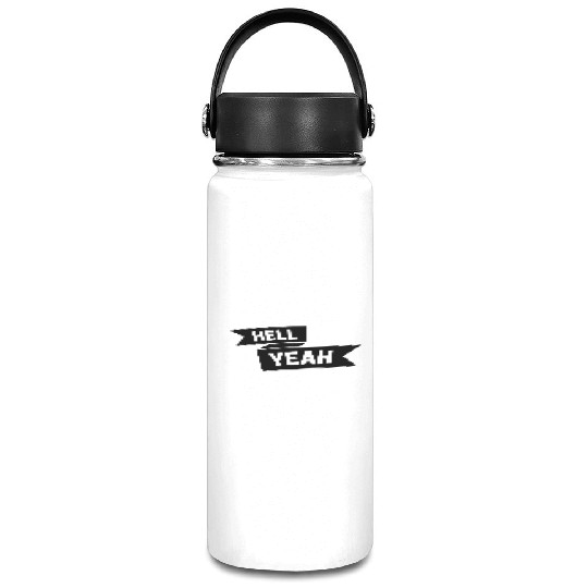 Hell Yeah Banner Vacuum Flask