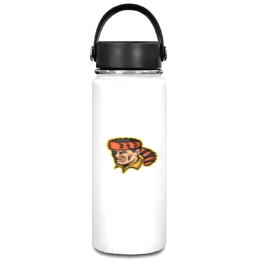Davy Crockett Mascot Vacuum Flask