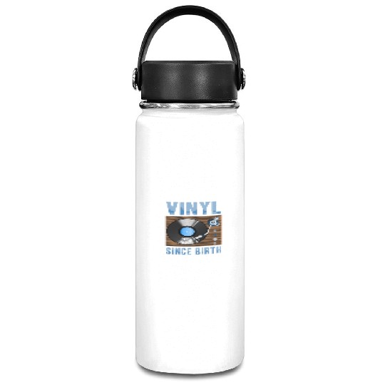 Vinyl Since Birth Retro Pride Turntable Record Vacuum Flask