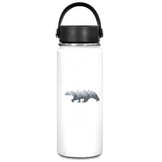 Bear Forest Nature Woods Vacuum Flask