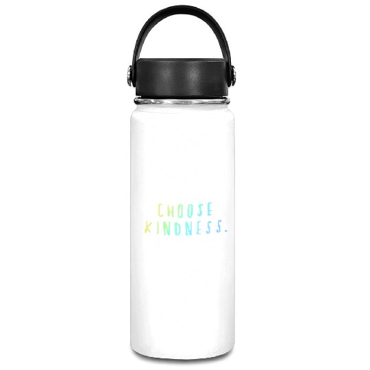 Choose Kindness Cool Colors Ombre Vacuum Flask