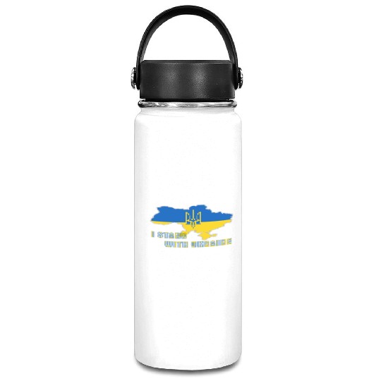 I Stand With Ukraine Vacuum Flask