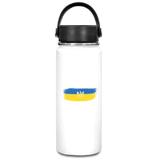 I Stand with Ukraine Ukraine Flag Vacuum Flask