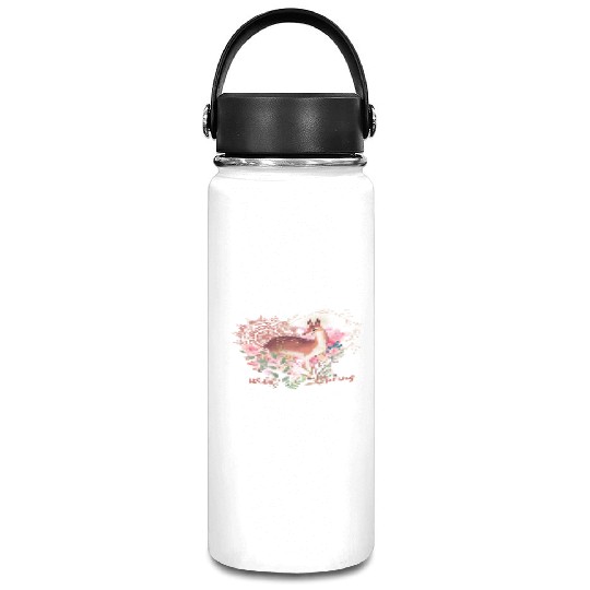 Sweet Deer In Wild Spring - 3 Vacuum Flask