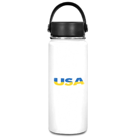 I Stand with Ukraine Ukraine Flag Vacuum Flask