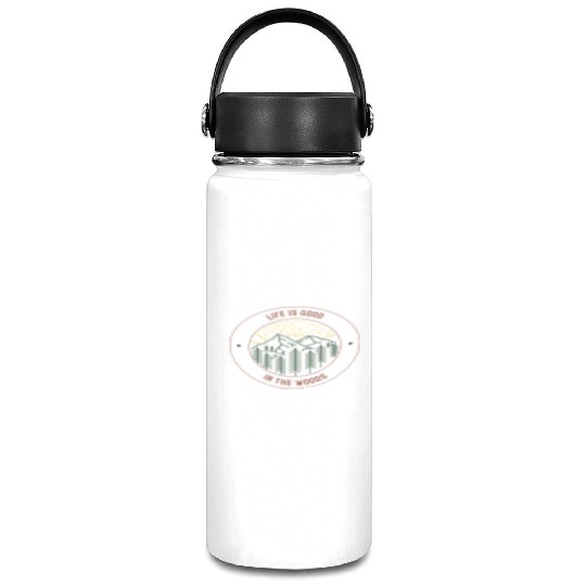 Life's Good In The Woods Vacuum Flask