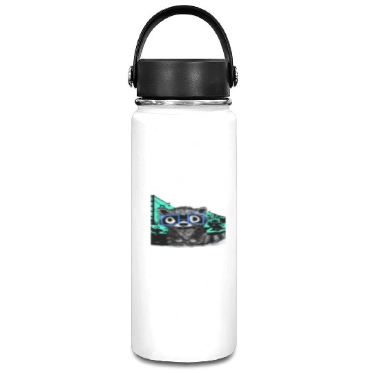 Raccoon #3 Mary Jane Bookworm Vacuum Flask