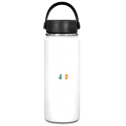 Hooligan St Patricks Day Irish Shamrock Flag Vacuum Flask