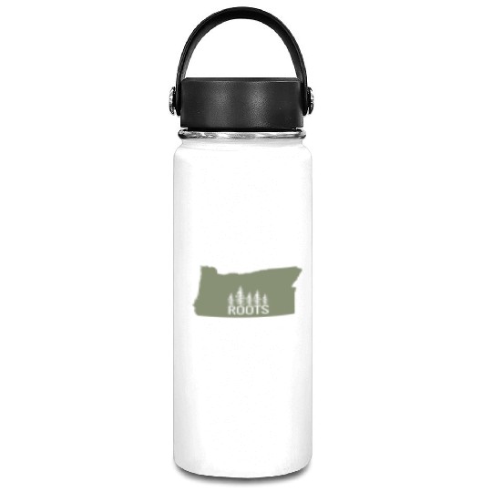 Oregon State Roots Green Vacuum Flask