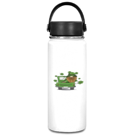 Principal Crew Gnomies Truck St Patrick Teacher Vacuum Flask