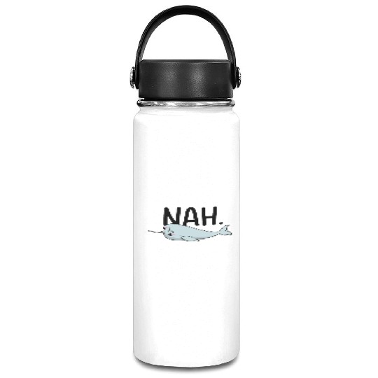 Procrastinating Narwhal Lover Aquatic Animals Vacuum Flask