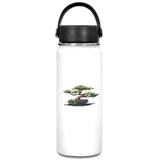 8 Bit Bonsai Tree Vacuum Flask