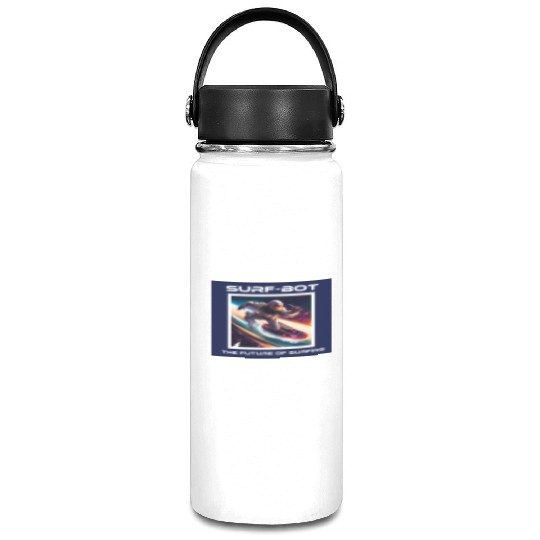 Robot Silver Surfer Vacuum Flask