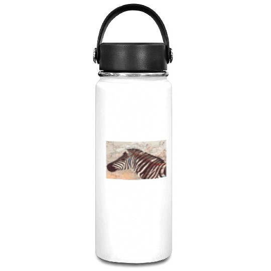 Zebra with neon colors Vacuum Flask