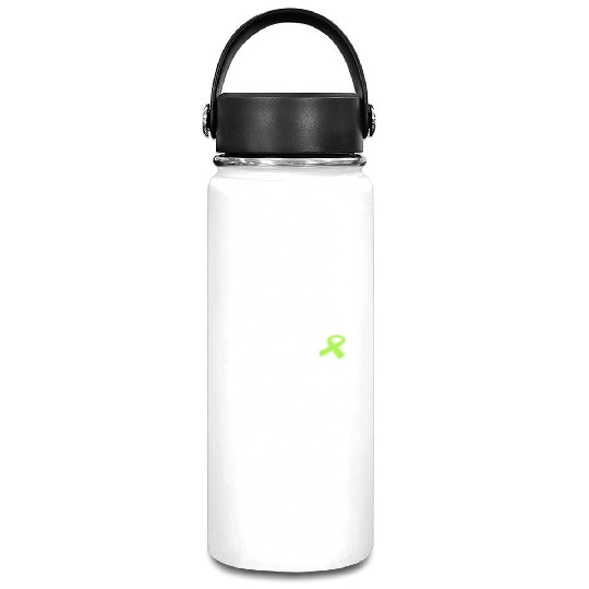 Warrior Lime Green Awareness Ribbon Lyme Disease Vacuum Flask