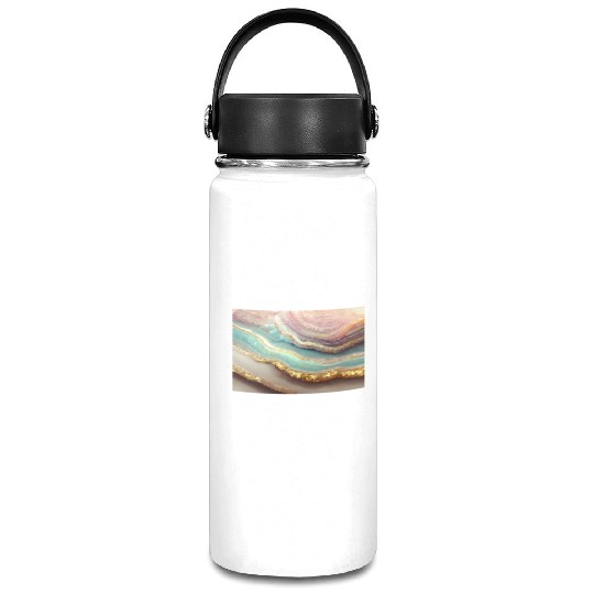 Pastel Agate Geode Stone Vacuum Flask