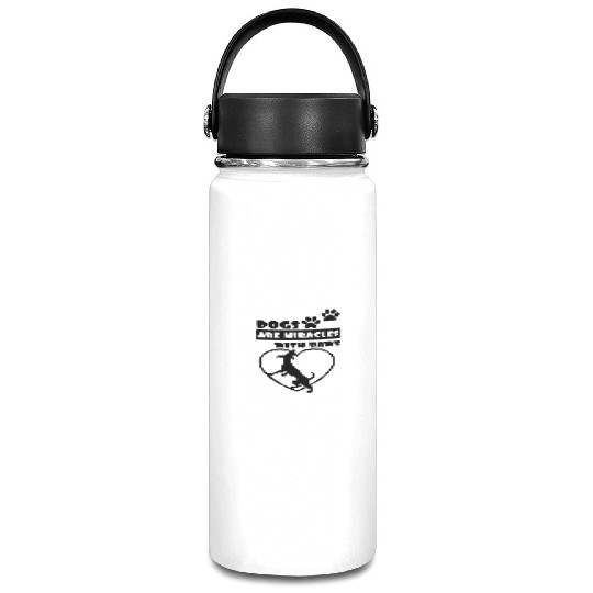 Dogs Are Miracles With Paws Vacuum Flask