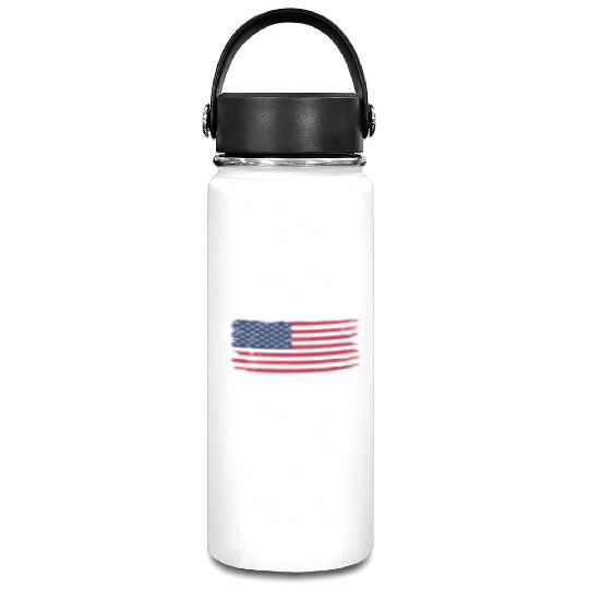 Badminton Grandpa American Flag July Vacuum Flask